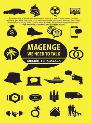 cover image of Magenge, We Need to Talk